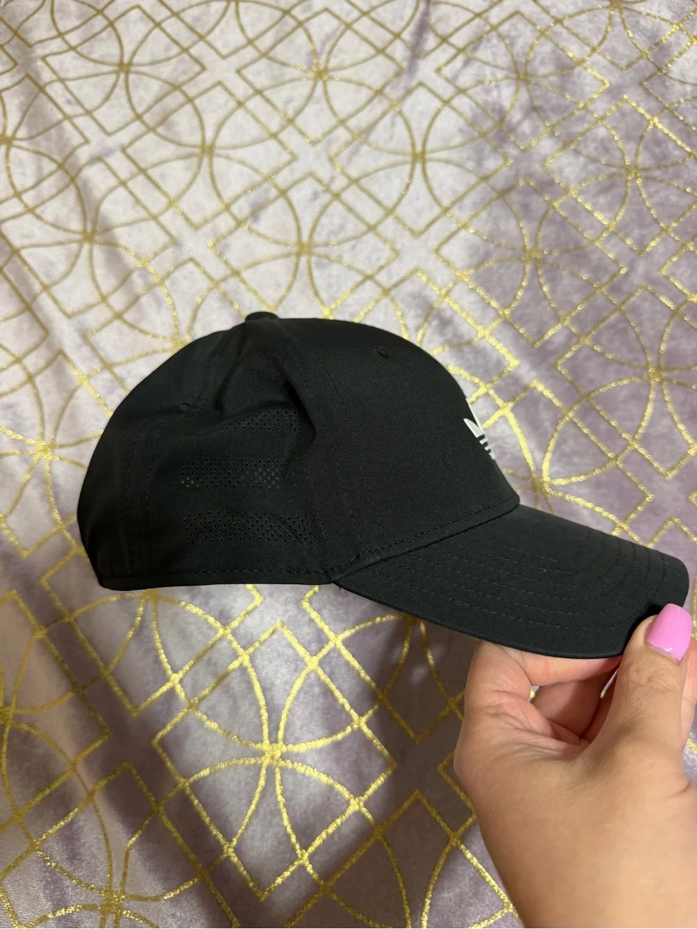 💥 KIDS Adidas Black Trefoil Baseball Cap